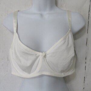 New Donna Loren Bra 38C Cream Underwire Back Closure